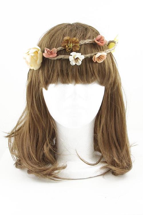 Blush Peack Flower Crown