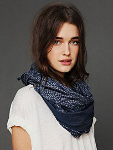 Free People Bleach Print Scarf