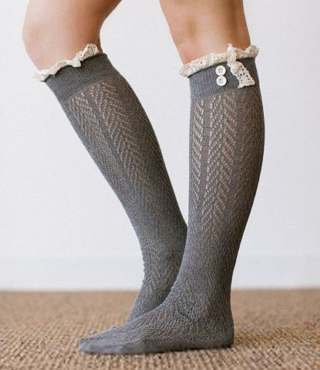 Lace Top Socks
