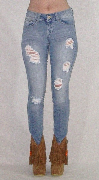 Destroyed Skinny Jeans