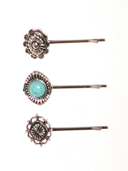 Turquoise Hair Pins