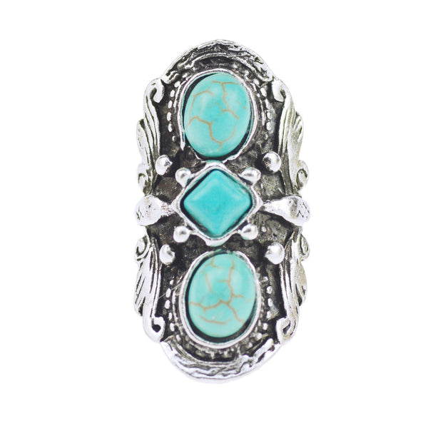 Long Turquoise Ring