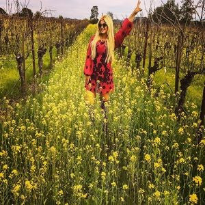 Red Boho Dress