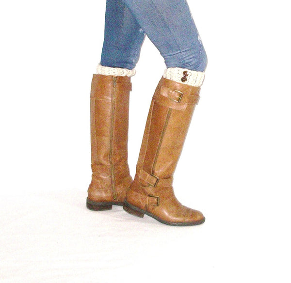 Oatmeal Boot Cuffs