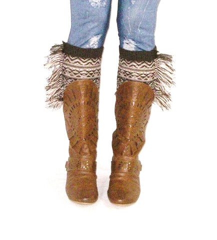 Fringe Boot Cuffs