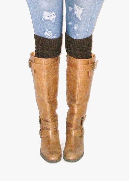 Brown Boot Toppers