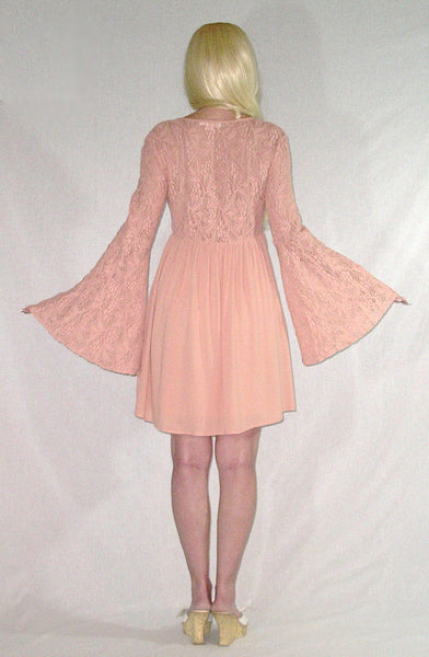 Lace Bell Sleeve Dress