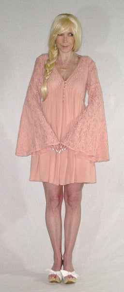 Bell Sleeve Mini Dress