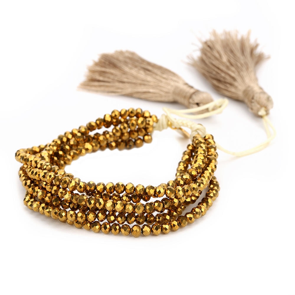 Beads & Tassels Bracelet