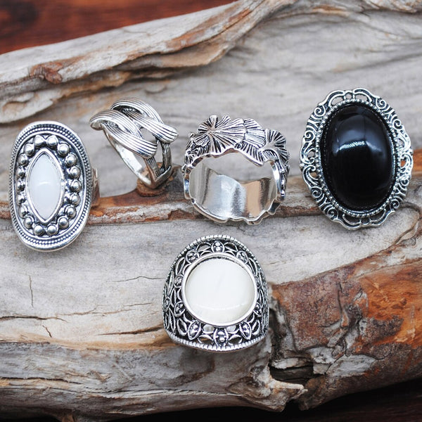 Boho Ring Set