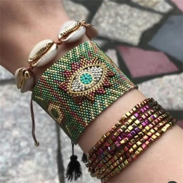 Seed Beads Stacking Bracelets