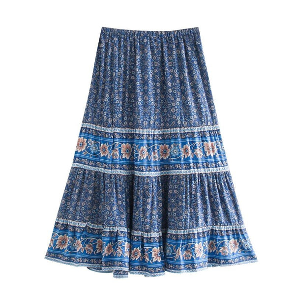 Blue Hippie Skirt