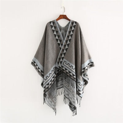 Light Gray Poncho