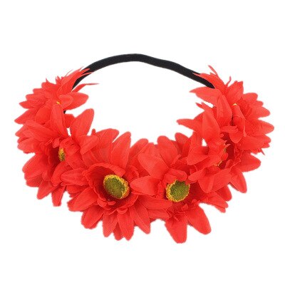 Red Daisy Headband