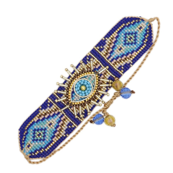 Beaded Evil Eye Bracelet