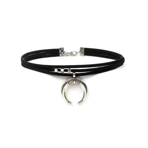 Black & Silver Choker