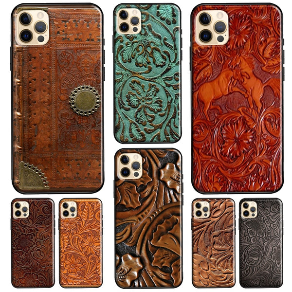 Leather Look iPhone Cases