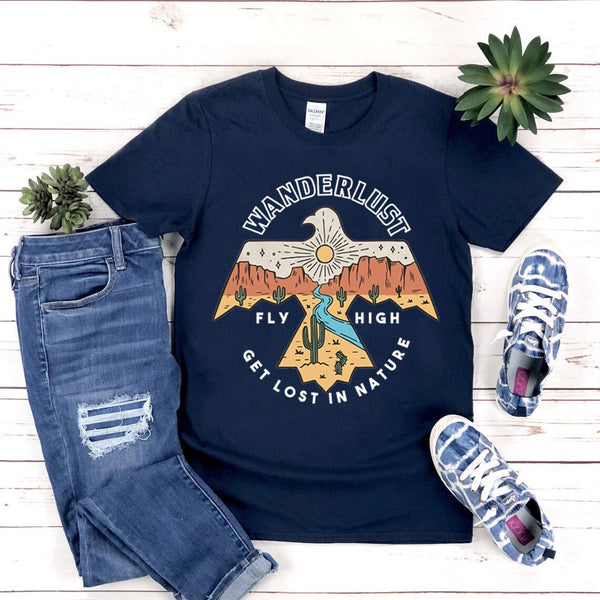 Navy Blue Thunderbird T Shirt