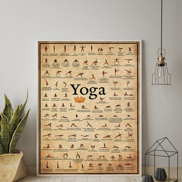 Yoga Poses Poster