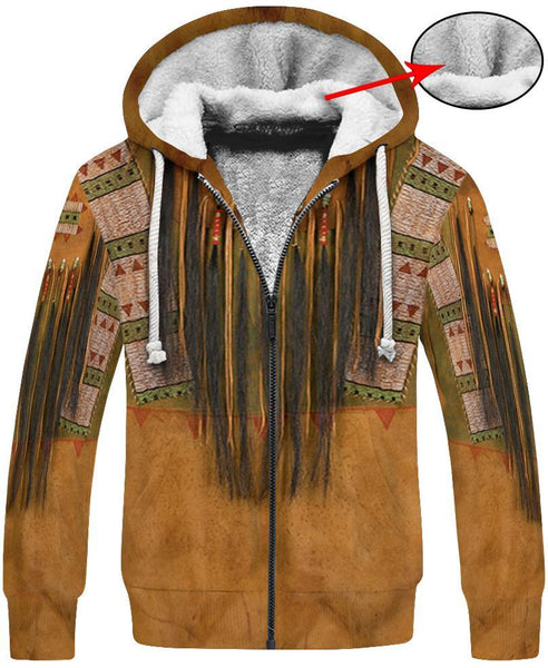 Mens Fringe Hoodie