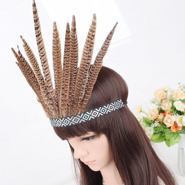 Ladies Feather Headdress