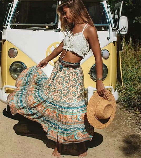 Bohemian Maxi Skirt