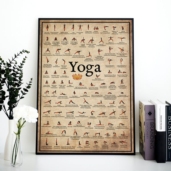 Yoga Poses Wall Art