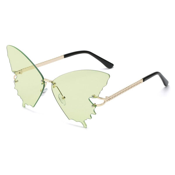 Green Butterfly Sunglasses