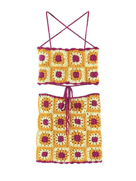 Sunflowers Skirt Set