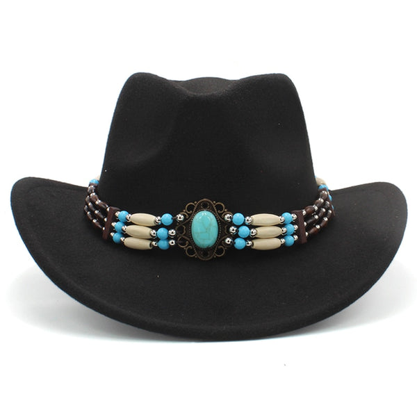 Black Hat Hair Pipe Beads