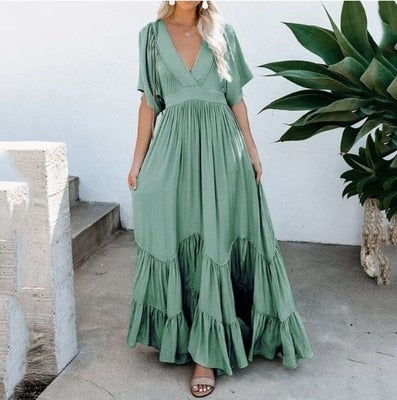 Sage Green Long Gown