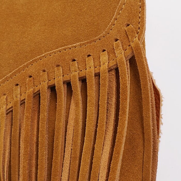 Fringed Messenger Bag