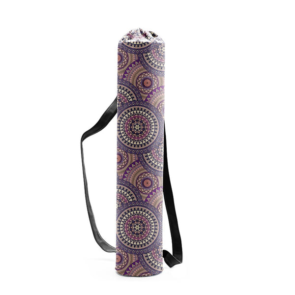 Purple Mandalas Yoga Mat Bag