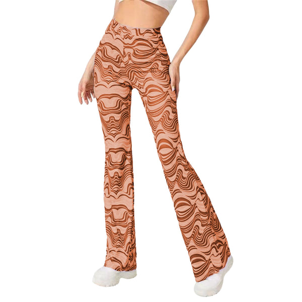 Orange Flare Pants