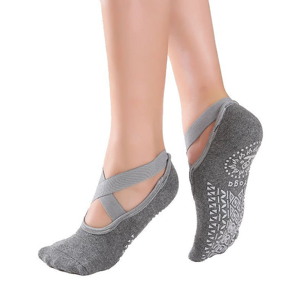 Dark Gray Yoga Socks