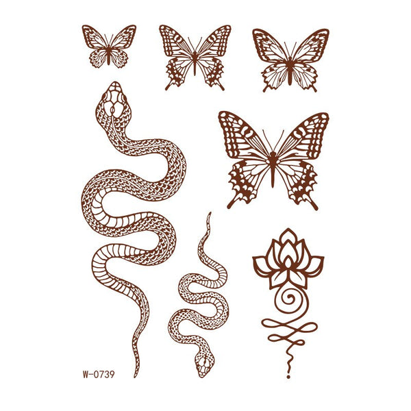 Henna Snake Tattoos