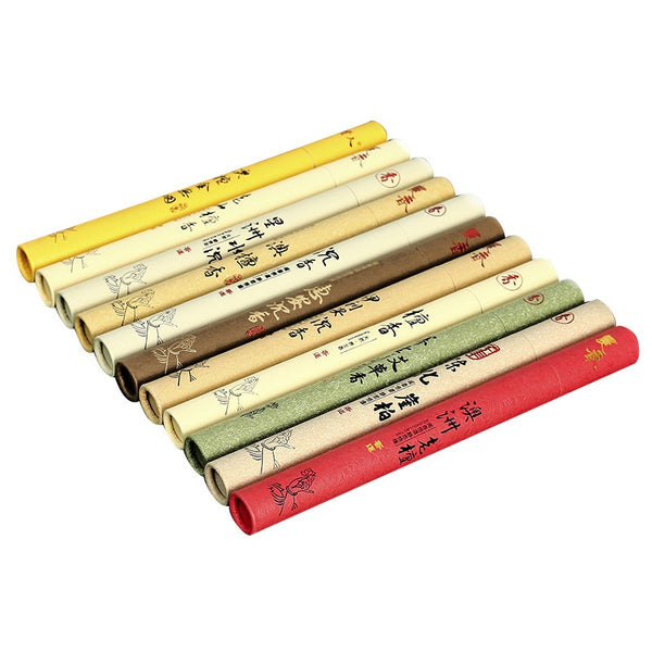 Incense Sticks 40 Pieces In Beautiful Cardboard Tubes In 15 Different Scents - You Choose - Aroma Therapy Meditation Lavender Green Tea Jasmine Sandalwood Rose Ocean Cologne Forest And More