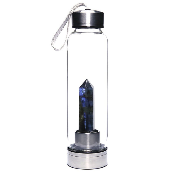 Blue Crystal Water Bottle