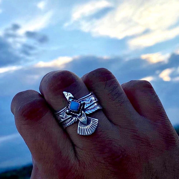 Thunderbird Turquoise Ring