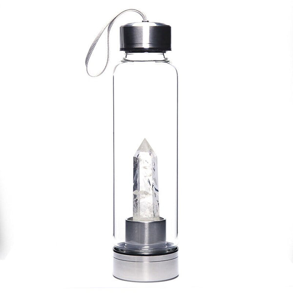 Clear Crystal Water Bottle