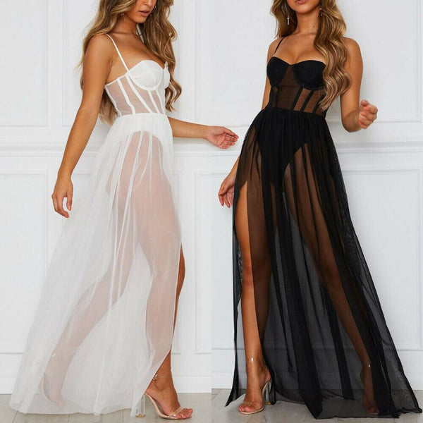 See Through Maxi Dresses