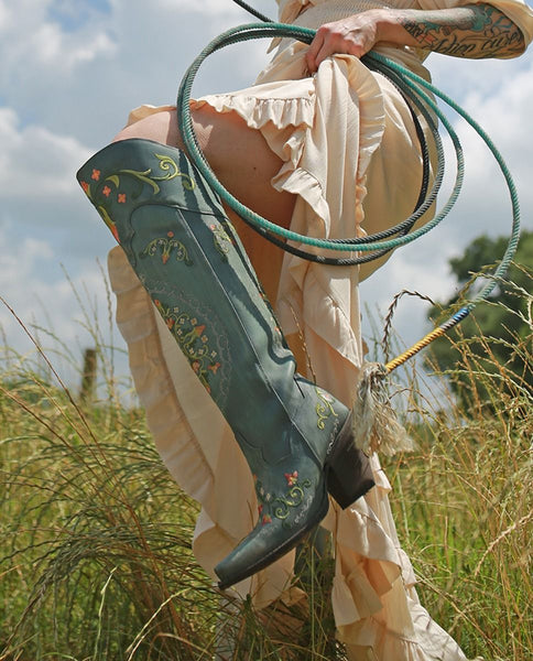 Patina Cowboy Boots