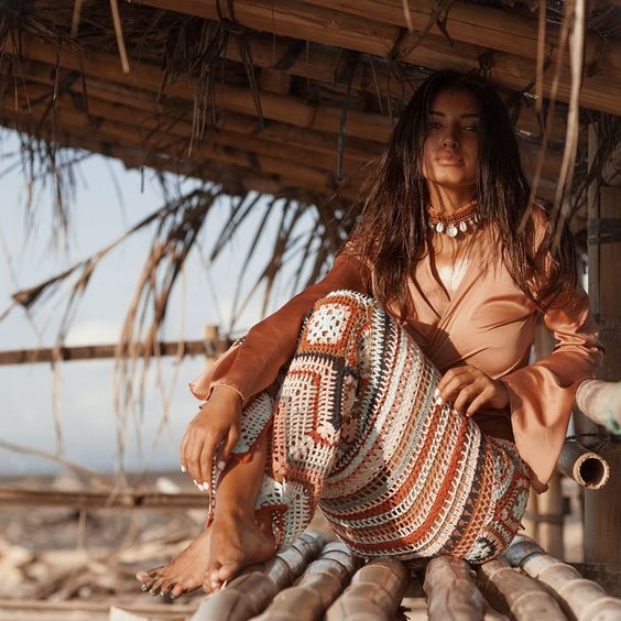 Crochet Maxi Skirt