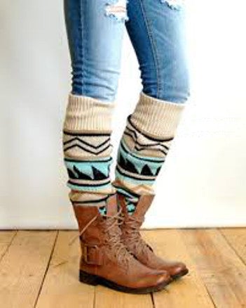 Southwestern Leg Warmers