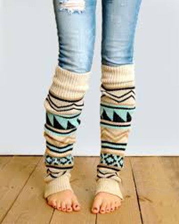 Aztec Leg Warmers