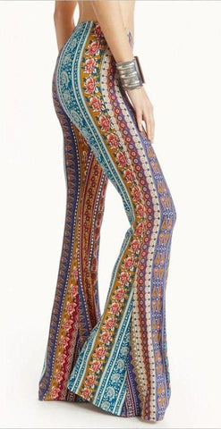 Vintage 70's Rare Flower Power Embroidered Bell Bottom Jeans // Hip Huggers  Low Rise Floral Embroidery Bell Bottoms Flares // Hippie 27 28 