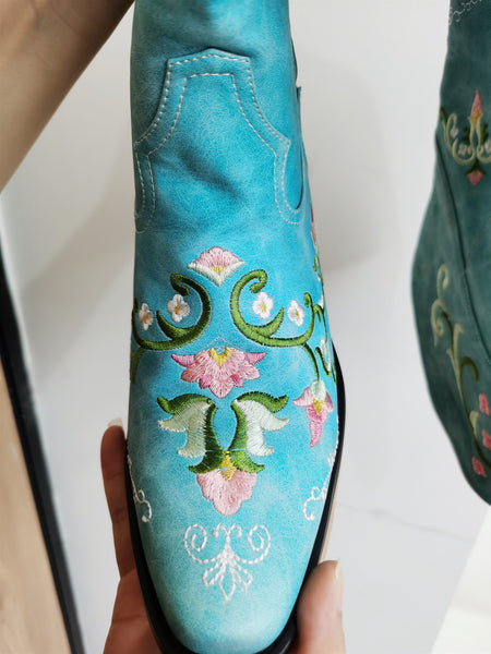 Womens Turquoise Boots