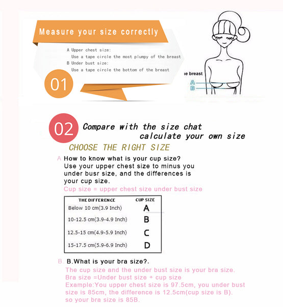 Bra Size Chart