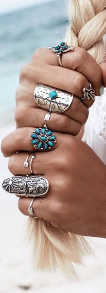 Bohemian Ring Set