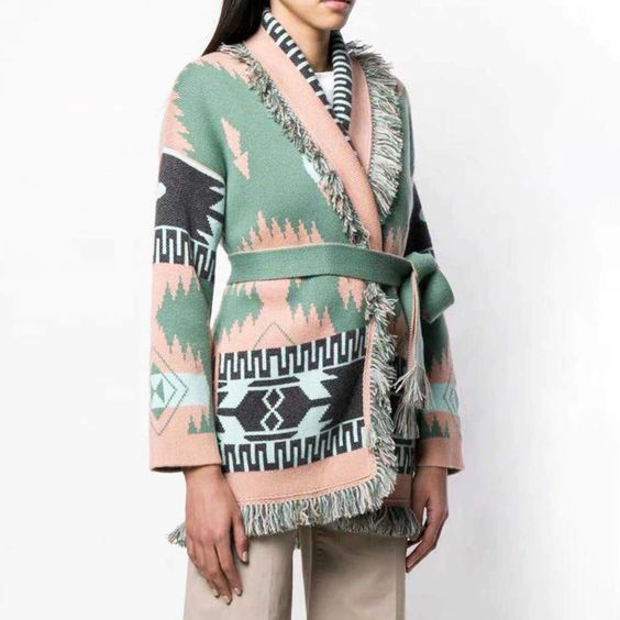 Aztec Sweater Coat